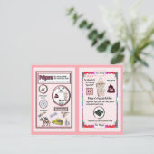 Polgarn Wizard - Polonium Element Briefkaart (Staand voorkant)