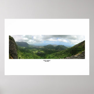 Poli Lookout, Hawaii Poster