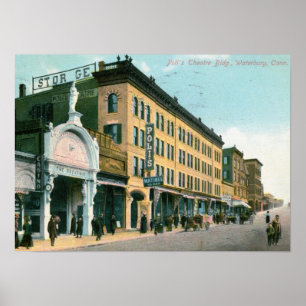 Poli Theater, Waterbury, CT 1910  Poster