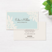 Police à script bleu bleu pastel (Bureau)