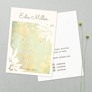 Police Abstraite de script  Gold Green