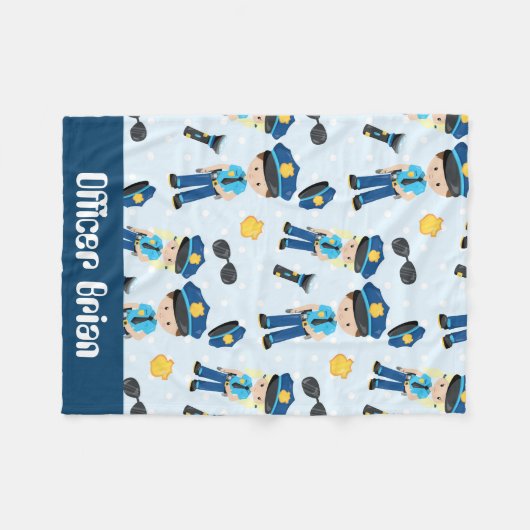 Police ajouter nom bébé amusant couverture (Devant (Horizontal))