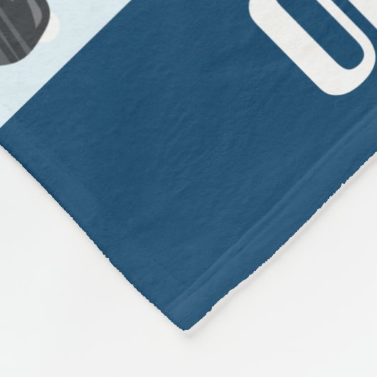 Police ajouter nom bébé amusant couverture (Coin)