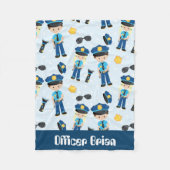 Police ajouter nom bébé amusant couverture (Devant)