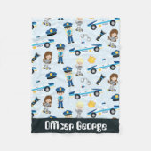 Police ajouter nom bébé garçons couverture (Devant)