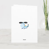 Police Birthday Greeting Kaart (Achterkant)