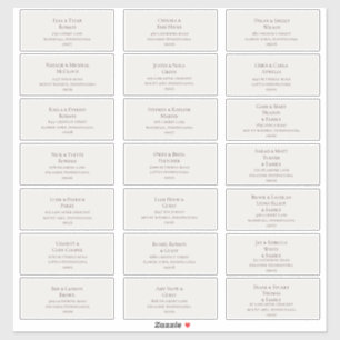 Police Bourgogne   Mariage beige Étiquette de adre