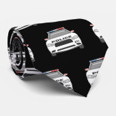 Police Car 911 Men's Tie Stropdas (Opgerold)