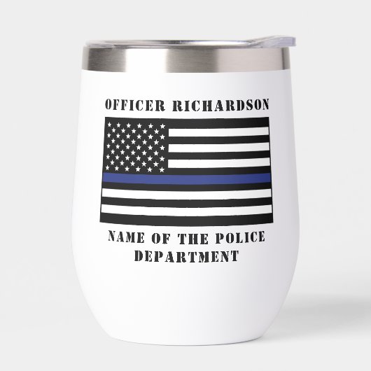 Police de la ligne bleue mince (Gauche)