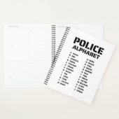 Police de l'Alphabet Phonétique en Spirale (Devant avec enveloppe)