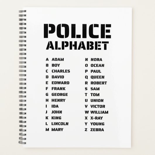 Police de l'Alphabet Phonétique en Spirale (Devant)