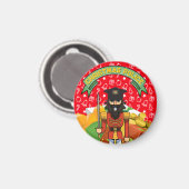 🎄 Police de Noël Magnet drôle de vacances (Recto/Verso)