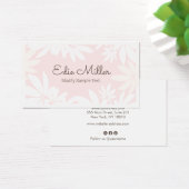 Police de script de floraison rose pâle moderne (Bureau)