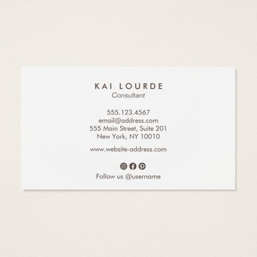 Police de script de floraison rose pâle moderne (Dos)