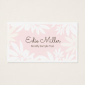 Police de script de floraison rose pâle moderne (Devant)