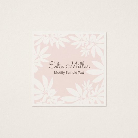 Police de script de floraison rose pâle moderne (Devant)