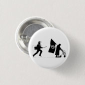 Police & Granny Ronde Button 3,2 Cm (Voorkant /achterkant)