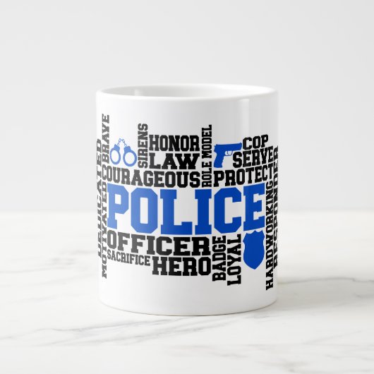 Police - Jumbo Mug (Devant)