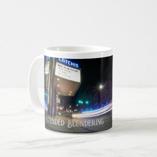 Police Long Exposure Mug Koffiemok (Voorkant links)