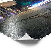 Police Long Exposure Print Foto Afdruk (Hoek)