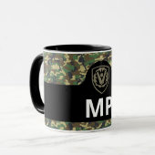 Police militaire Brassard Café Mug (Devant gauche)