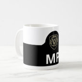 Police militaire Brassard Café Mug (Devant gauche)