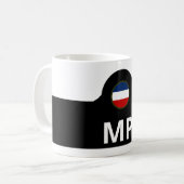 Police militaire Brassard Café Mug (Devant gauche)