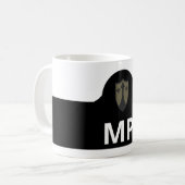 Police militaire Brassard Café Mug (Devant gauche)