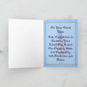 Police Officer Condolence Card Kaart (Binnen)