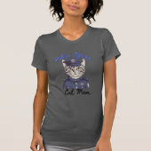 Police Officier Cat Mom Tshirt (Devant)