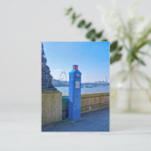 Police Phone Box London UK Carte postale (Debout devant)