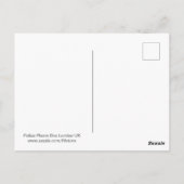 Police Phone Box London UK Carte postale (Dos)