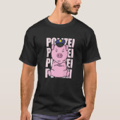 Police Pig with Police Cap T-shirt (Voorkant)