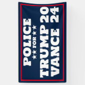 Police pour la bannière Trump Vance 2024 (Vertical)