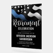 Police Retraite Parti de l'application de la loi B (Angle)