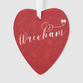 Police Script Wrexham, Drapeau Gallois En Coeur (devant)