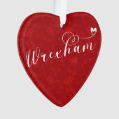 Police Script Wrexham, Drapeau Gallois En Coeur (devant)