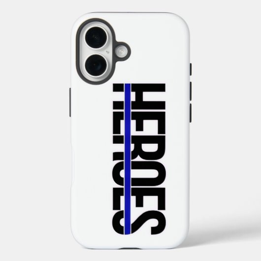 police support phone case (Achterkant)