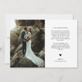 Police Tourbillonnant Merci Mariage photo horizont (Dos)