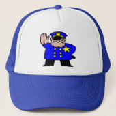 Policeman - Vaderdag Trucker Pet (Voorkant)