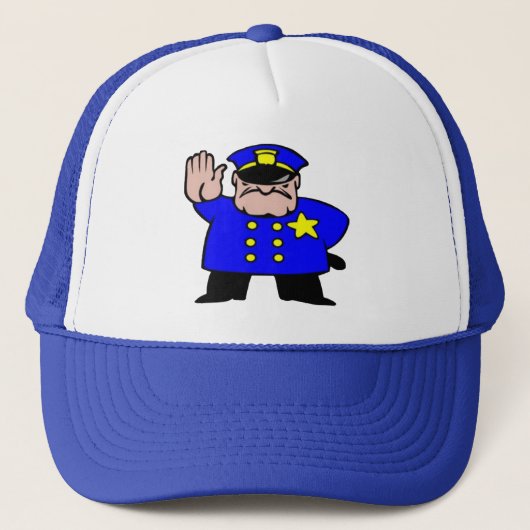 Policeman - Vaderdag Trucker Pet (Voorkant)