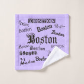 Polices de Boston sur Lavender (Gant de toilette)