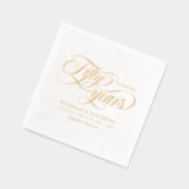 Polices Gold Foil Ajouter des noms 50e anniversair (Gauche)