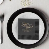 Polices Gold Foil Ajouter des noms 50e anniversair