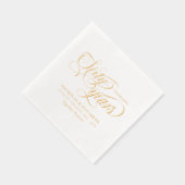 Polices Gold Foil Ajouter des noms 60e anniversair (Droite)