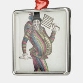Polichinelle Metalen Ornament (Links)