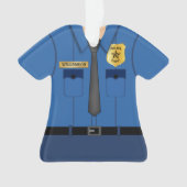 Policier en uniforme bleu (devant)