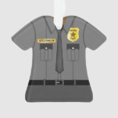 Policier en uniforme gris (devant)
