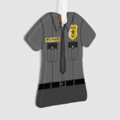 Policier en uniforme gris (devant)