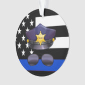 Policier Ligne Bleue Mince (devant)